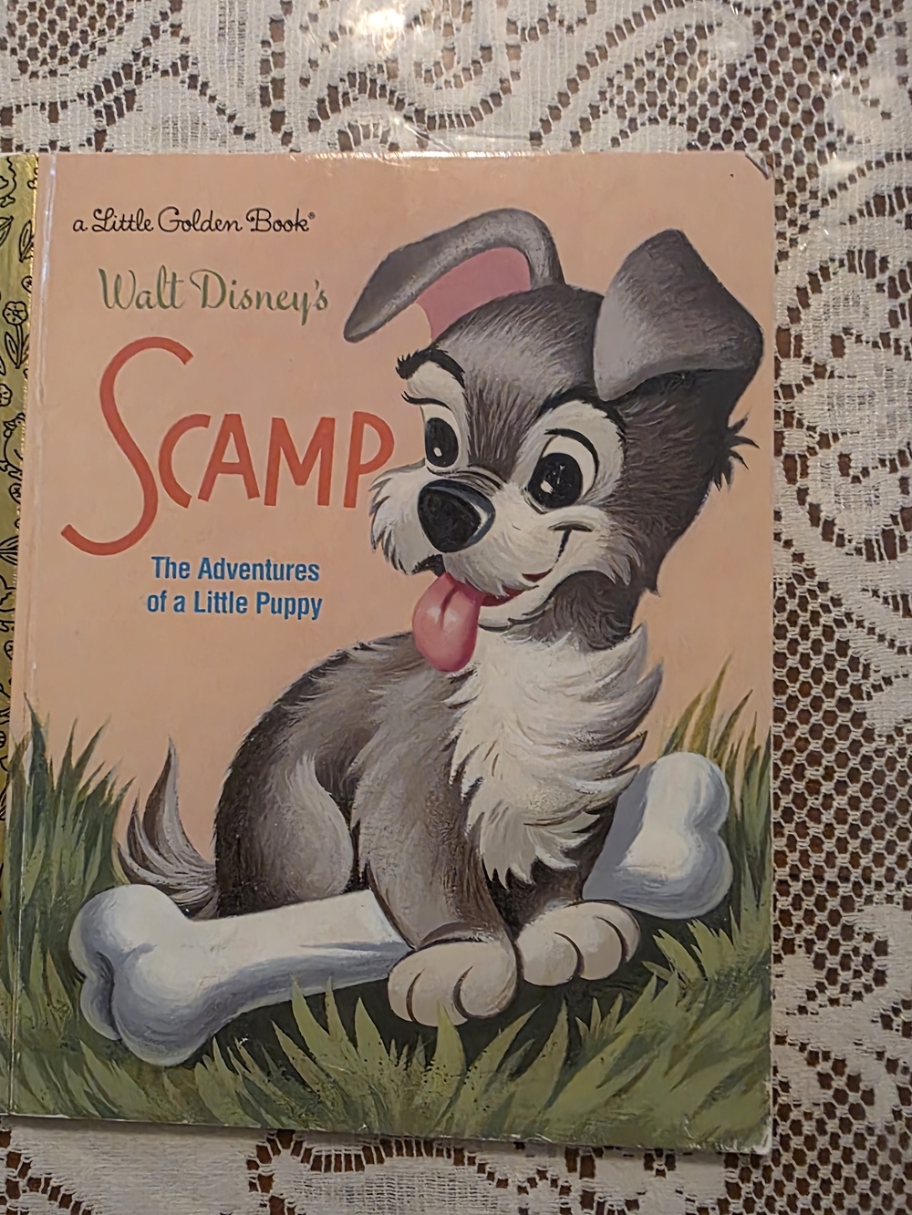 A Little Golden Book Walt Disney Scamp The Adventures Of a Little Puppy